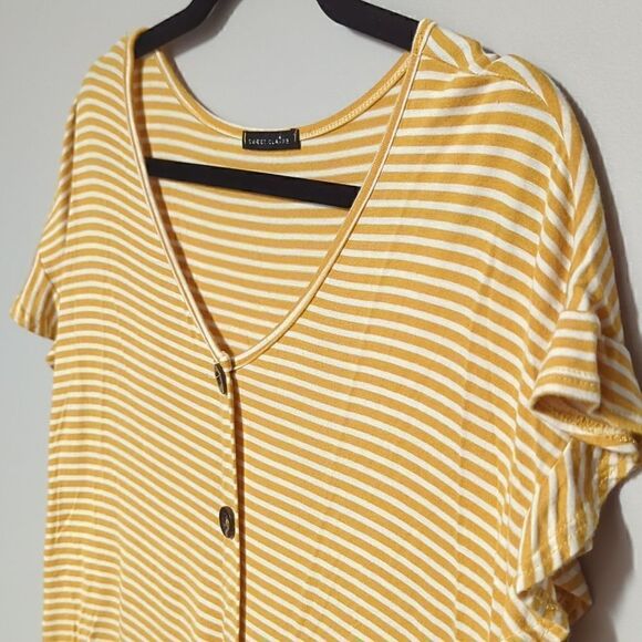 Sweet Claire Striped Blouse - Picture 2 of 6